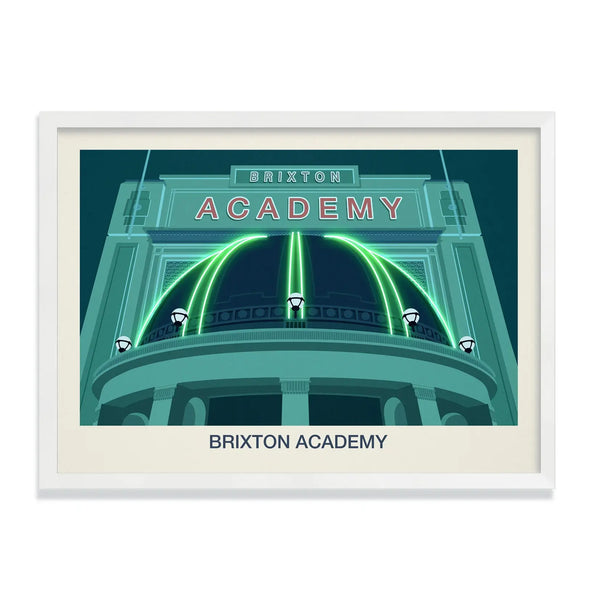 THE BRIXTON ACADEMY VENUE POSTER Steve Ash illustration