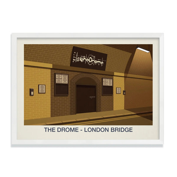 THE DROME NIGHTCLUB POSTER - Ski Poster & Art Prints - Shop Online | Steve Ash Illustration