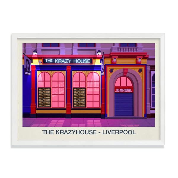 THE KRAZYHOUSE VENUE POSTER