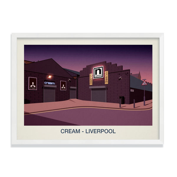 CREAM NIGHTCLUB POSTER Steve Ash illustration