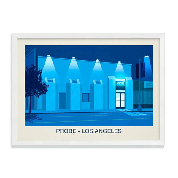 PROBE NIGHTCLUB POSTER Steve Ash illustration