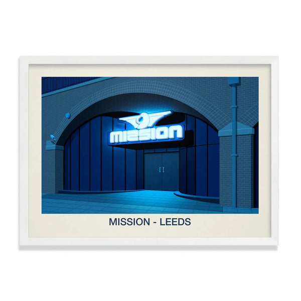 Mission Nightclub Poster Steve Ash illustration