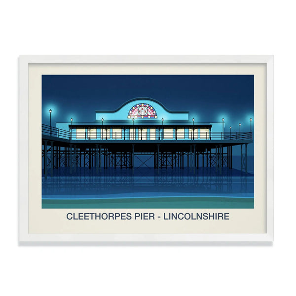 Cleethorpes Pier Venue Poster Steve Ash illustration