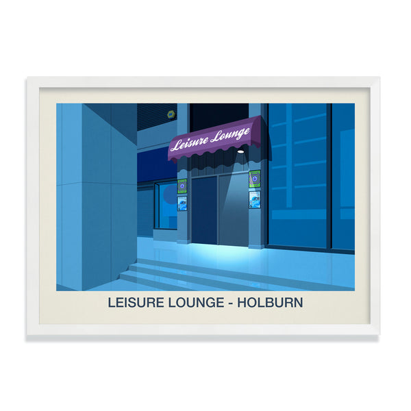 THE LEISURE LOUNGE NIGHTCLUB POSTER - Ski Poster & Art Prints - Shop Online | Steve Ash Illustration