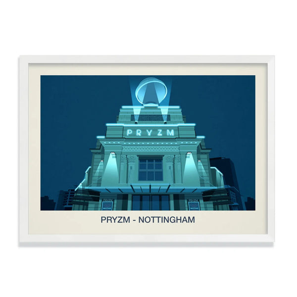 Pryzm Nottingham Nightclub Poster | Iconic East Midlands Dance & Music Print