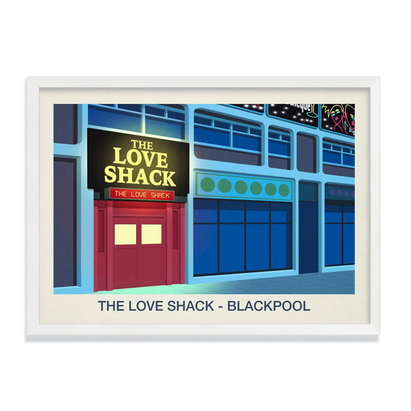 THE LOVE SHACK NIGHTCLUB POSTER