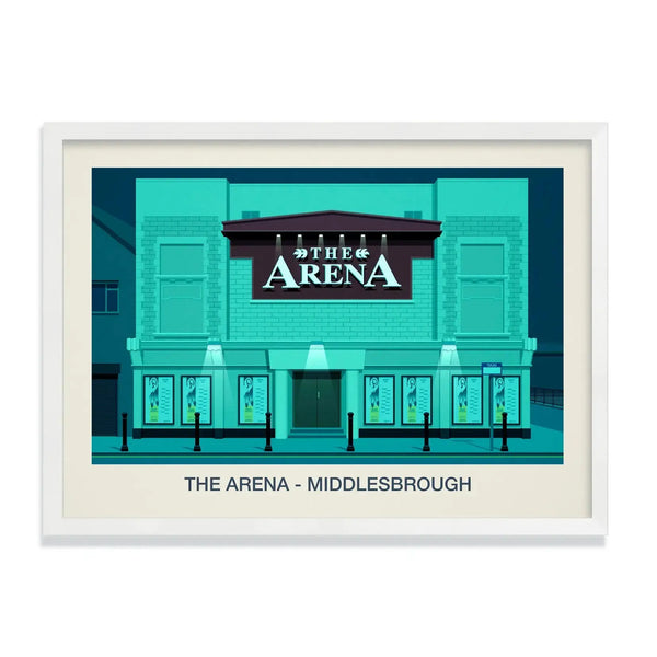 THE ARENA NIGHTCLUB POSTER Steve Ash illustration