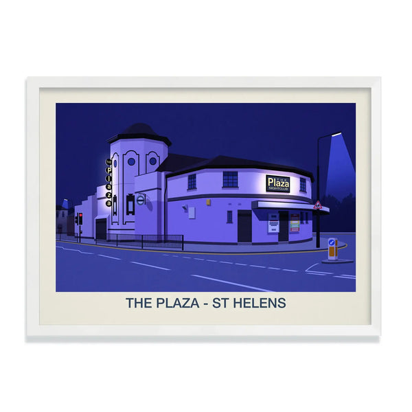 THE PLAZA NIGHTCLUB POSTER Steve Ash illustration