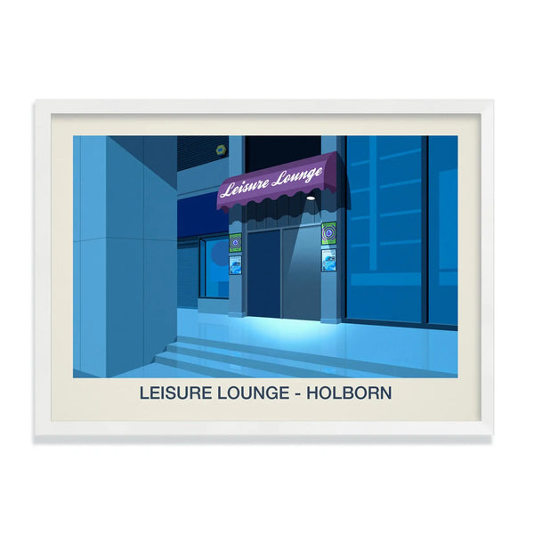 THE LEISURE LOUNGE NIGHTCLUB POSTER Steve Ash illustration
