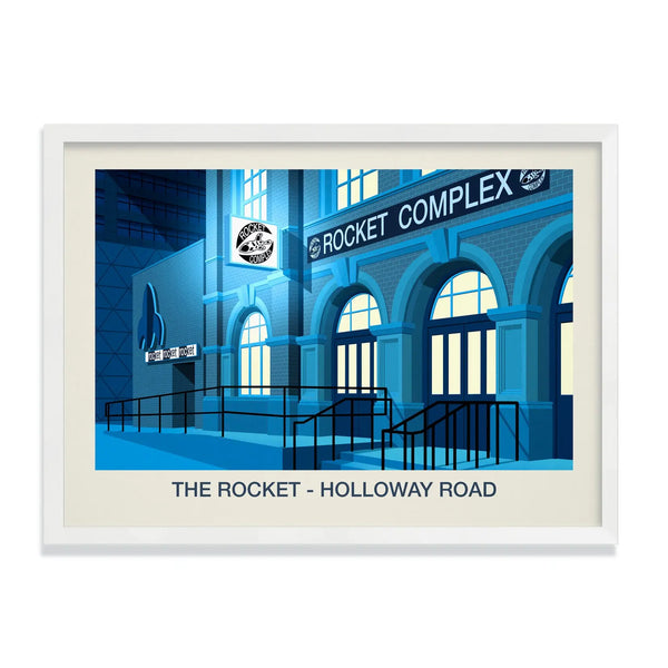 THE ROCKET NIGHTCLUB POSTER - Ski Poster & Art Prints - Shop Online | Steve Ash Illustration