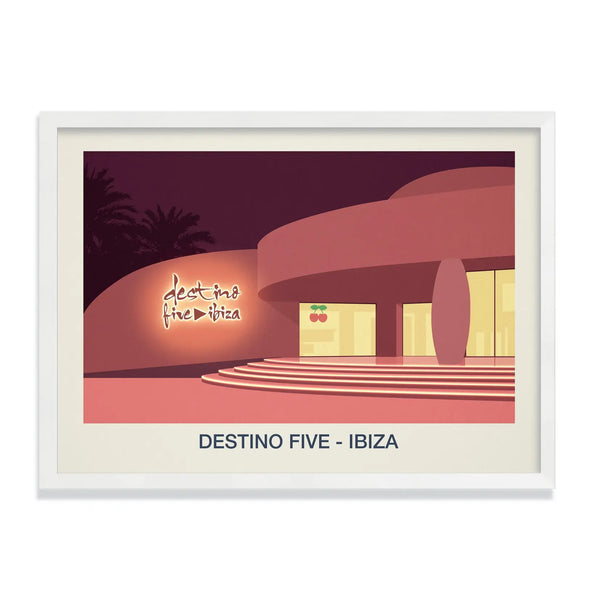 DESTINO FIVE POSTER Steve Ash illustration