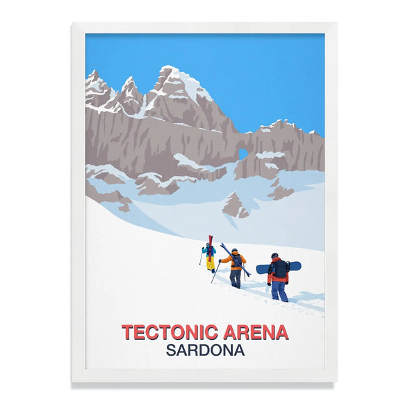 Tectonic Arena Sardona Poster Steve Ash illustration