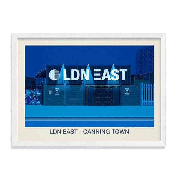 LDN EAST VENUE POSTER Steve Ash illustration