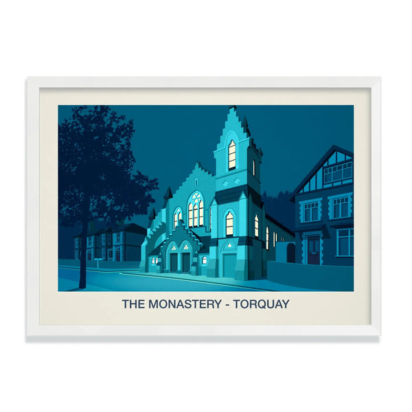 THE MONASTERY NIGHTCLUB POSTER Steve Ash illustration