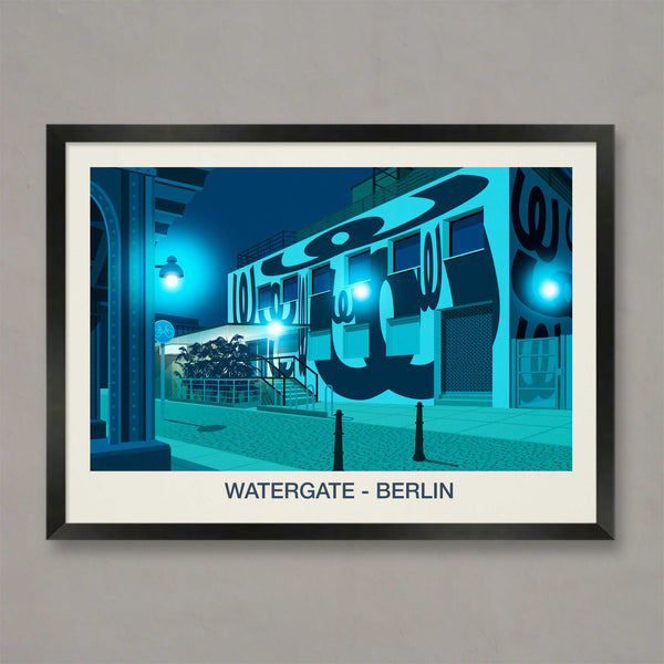 WATERGATE NIGHTCLUB POSTER