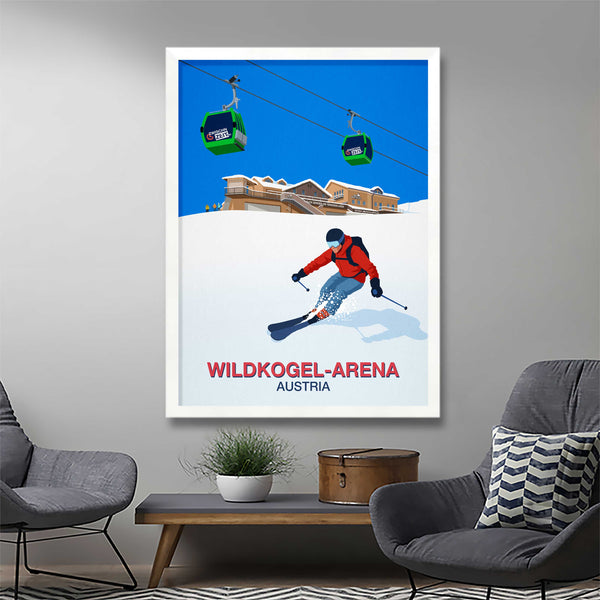 Wildkogel-Arena Ski Resort Poster