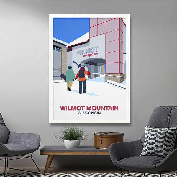 Wilmot Mountain Ski Resort Poster