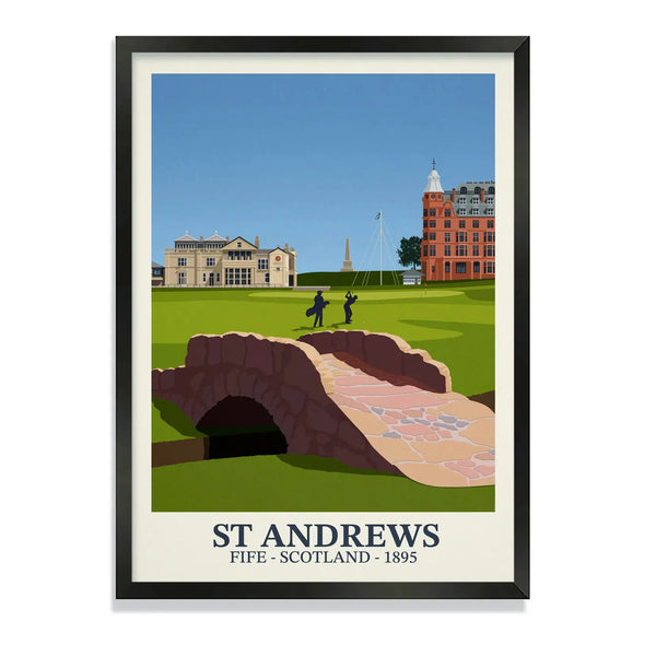 St Andrews Golf Poster