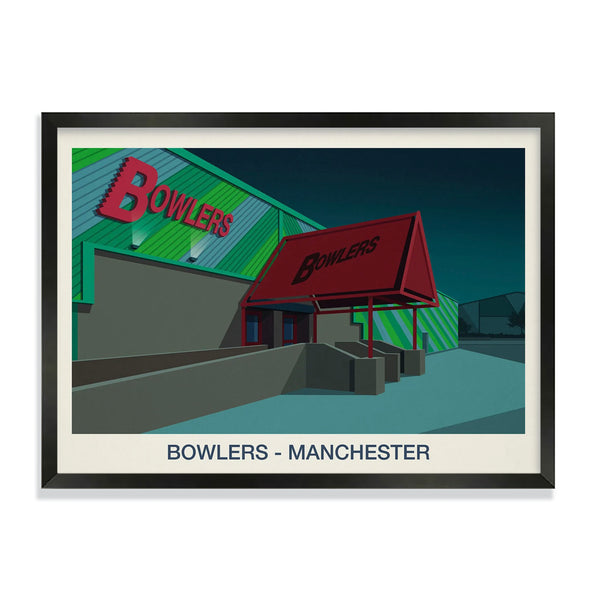 BOWLERS NIGHTCLUB POSTER