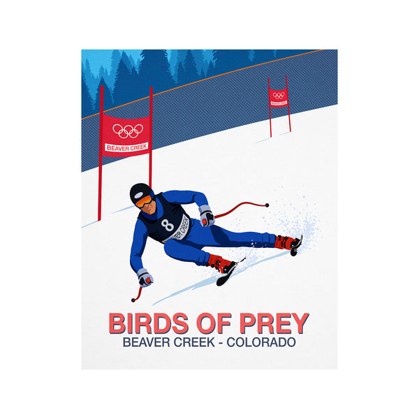 Beaver Creek downhill ski race poster