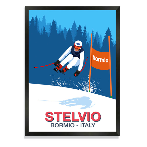 Affiche de la course de ski alpin de Bormio