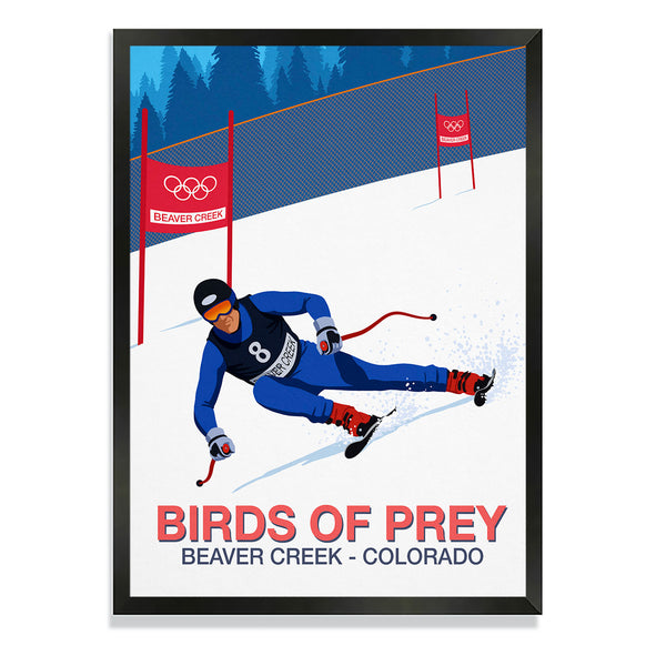 Beaver Creek downhill ski race poster