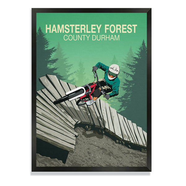 Hamsterley Forest Mountain Bike Poster