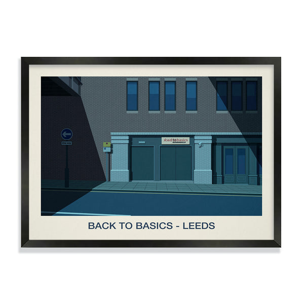 BACK TO BASICS NIGHTCLUB POSTER