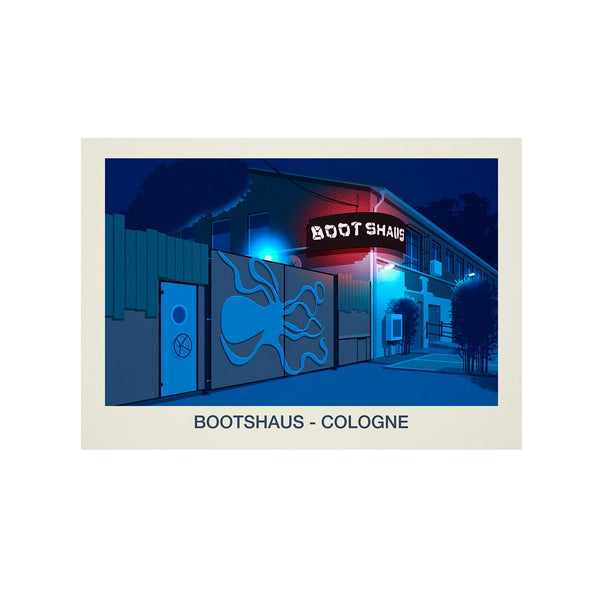 BOOTSHAUS NIGHTCLUB POSTER