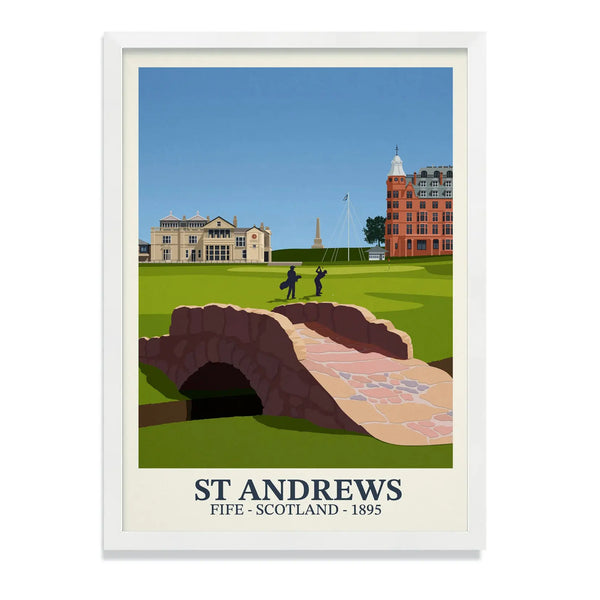 St Andrews Golf Poster