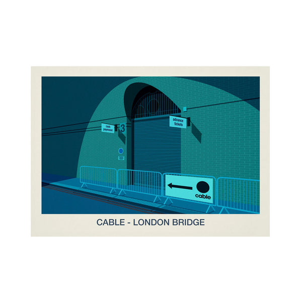 CABLE NIGHTCLUB POSTER