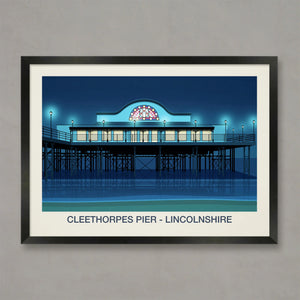 Cleethorpes Pier Venue Poster Steve Ash illustration