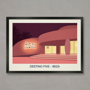 DESTINO FIVE POSTER Steve Ash illustration