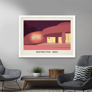 DESTINO FIVE POSTER Steve Ash illustration
