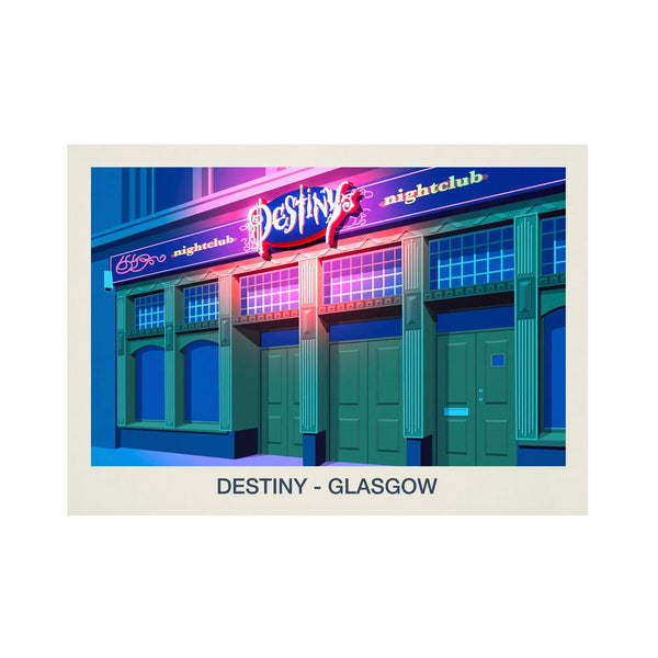 DESTINY NIGHTCLUB POSTER
