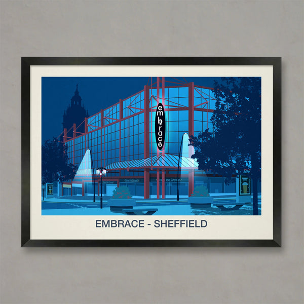 Embrace Nightclub Poster | Iconic South Yorkshire Clubbing & Music Print