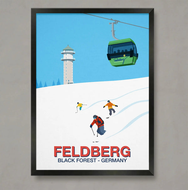 Affiche ski Les Arcs