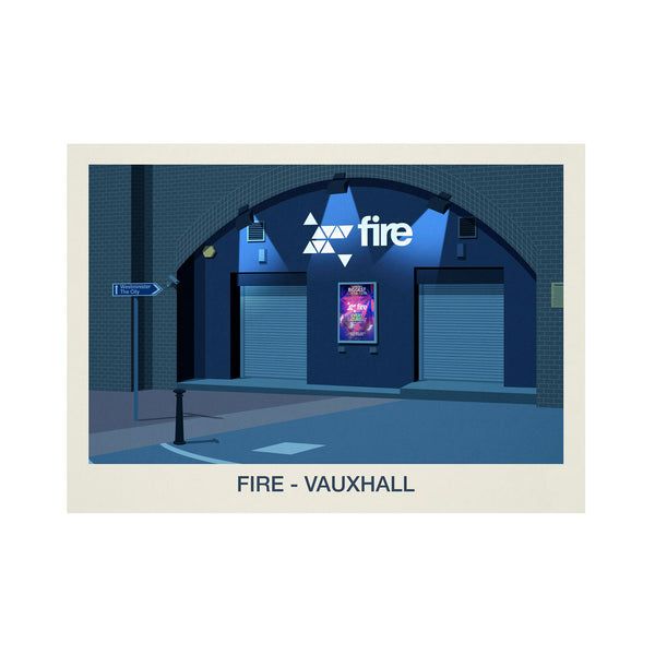 FIRE NIGHTCLUB POSTER