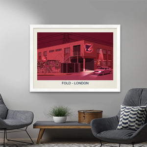 FOLD NIGHTCLUB POSTER Steve Ash illustration