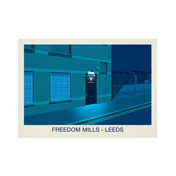 FREEDOM MILLS VENUE POSTER