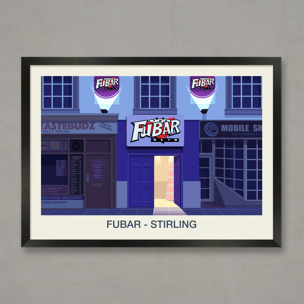 FUBAR 90's NIGHTCLUB POSTER