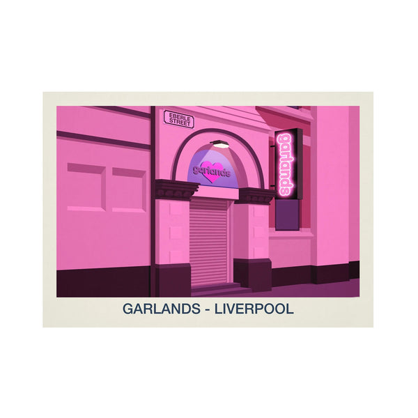 GARLANDS NIGHTCLUB POSTER