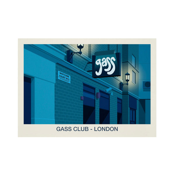 THE GASS CLUB POSTER