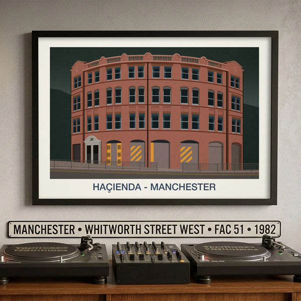 Hacienda Nightclub Poster