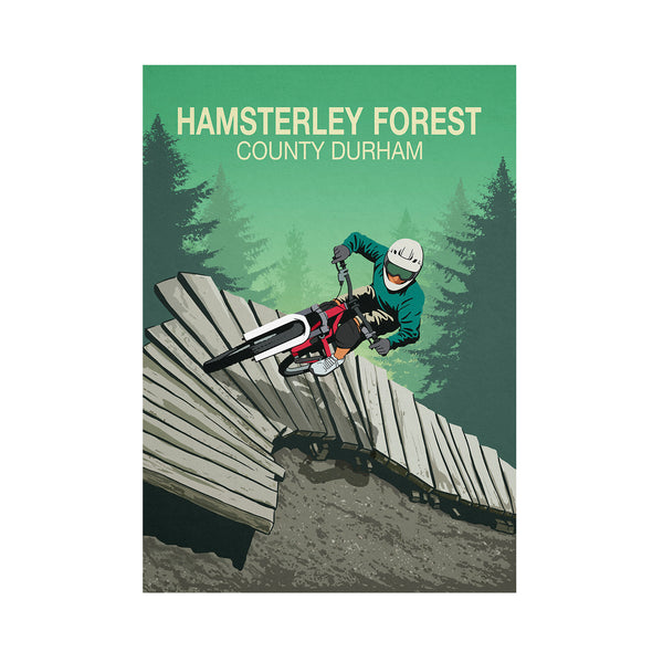 Hamsterley Forest Mountain Bike Poster