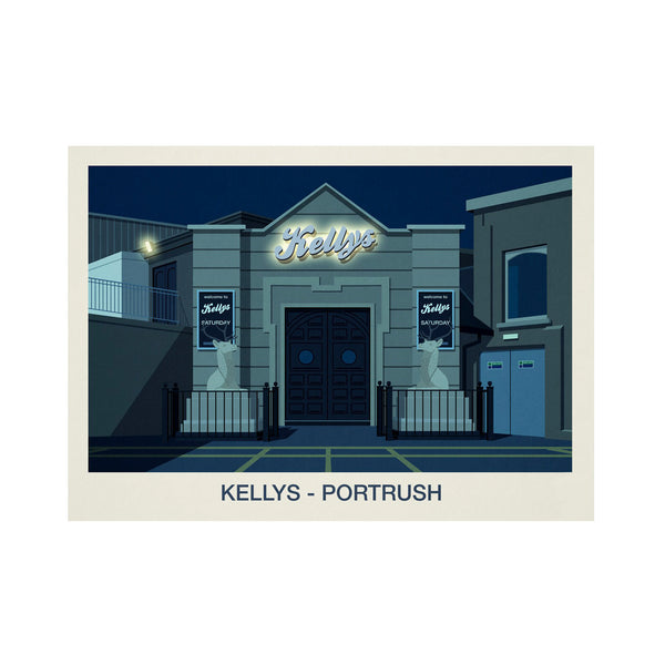 KELLYS NIGHTCLUB POSTER