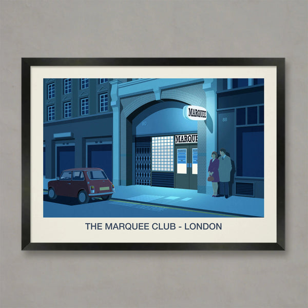 The Marquee Club Poster Steve Ash illustration
