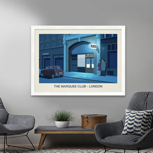 The Marquee Club Poster Steve Ash illustration