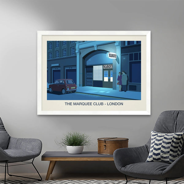 The Marquee Club Poster Steve Ash illustration