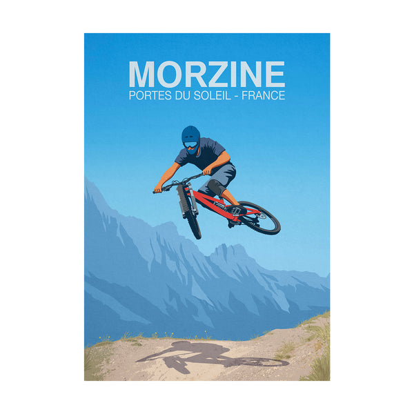 Morzine Mountain Bike Poster